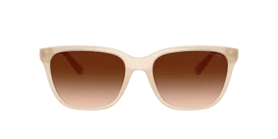 Coach Woman Sunglass Hc8429d Cae86 In Brown