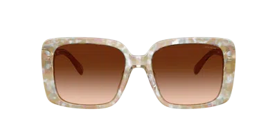 Coach Woman Sunglass Hc8424u Cad54 In Multi
