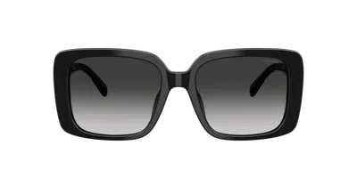 Coach Woman Sunglass Hc8424u Cad54 In Gray