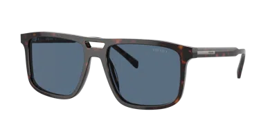 Prada Pr A22s Square Frame Sunglasses In Black