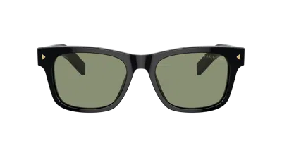 Prada 51mm Polarized Rectangular Sunglasses
