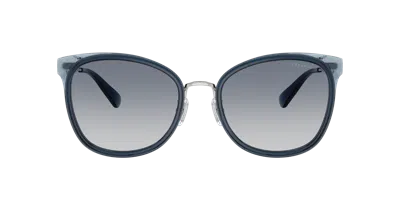 Coach Pillow Tabby Cat Eye Sunglasses In Blue