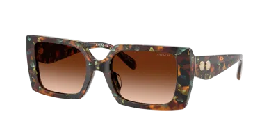 Coach Woman Sunglass Hc8409u Cw224 In Brown