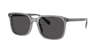 Coach Man Sunglass Hc8411u Cw405 In Gray