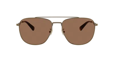 Coach Man Sunglass Hc7172 Cw404 In Brown
