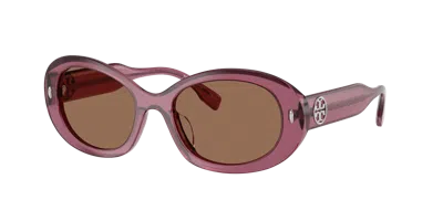 Tory Burch Woman Sunglass Ty7214u In Pink