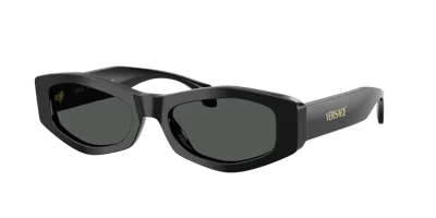 Versace Woman Sunglass Ve4487f In Black