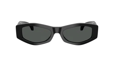 Versace Woman Sunglass Ve4487f In Black