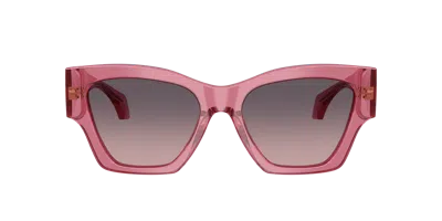 Versace Woman Sunglass Ve4492u In Pink