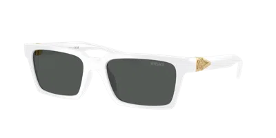 Versace 55mm Rectangular Sunglasses In Multi