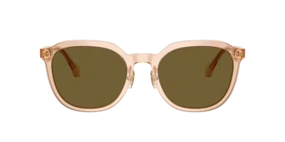 Versace Square-frame Sunglasses In Brown