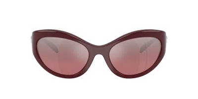 Versace Woman Sunglass Ve4485 In Burgundy