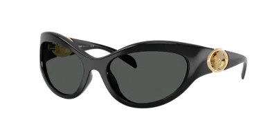 Versace Woman Sunglass Ve4485 In Black