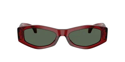 Versace Woman Sunglass Ve4487 In Green