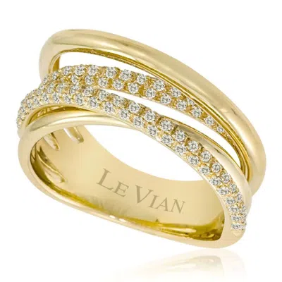 Le Vian Ladies Gladiator Rings Set In 14k Honey Gold In Gold