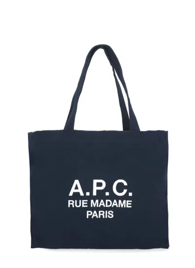 Apc Diane Rue Madame Shopping Bag In Blue