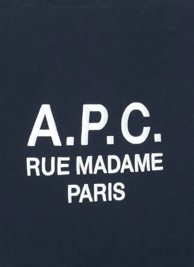 Apc Diane Rue Madame Shopping Bag In Blue