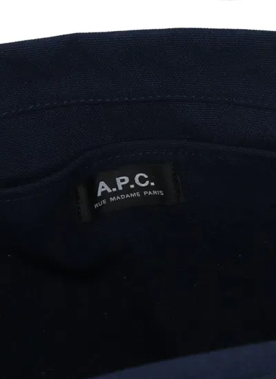 Apc Diane Rue Madame Shopping Bag In Blue