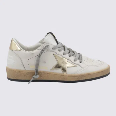 Golden Goose Deluxe Brand Women Ball Star Leather Sneakers With Logo On The Side In White