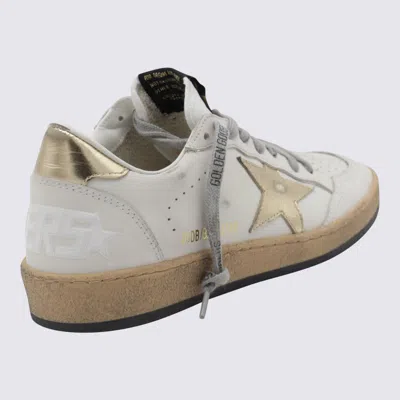 Golden Goose Deluxe Brand Women Ball Star Leather Sneakers With Logo On The Side In White
