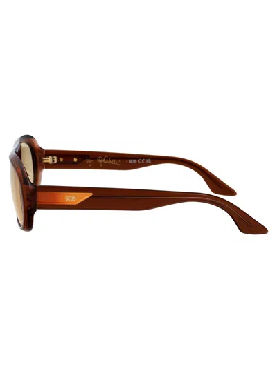 Gcds Gd0067 Sunglasses In Brown