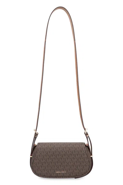 Michael Kors Borsa A Tracolla Lydia Piccola Con Logo In Brown