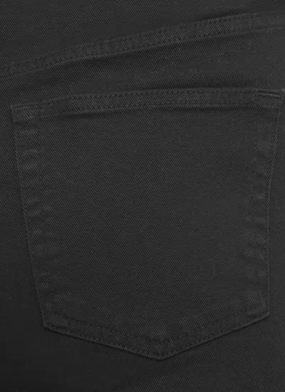 Pt Torino Straight Leg Denim Trousers With Five Pockets In Black