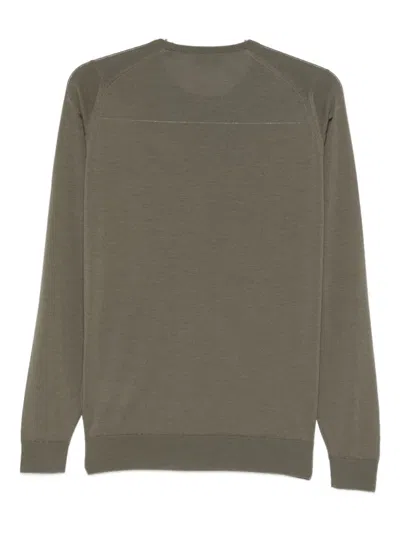 John Smedley Lundy Pullover Ls In Green