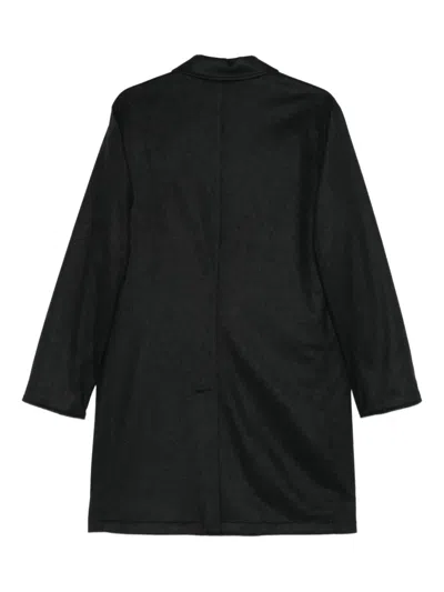 Kired Single-breasted Coat In Black