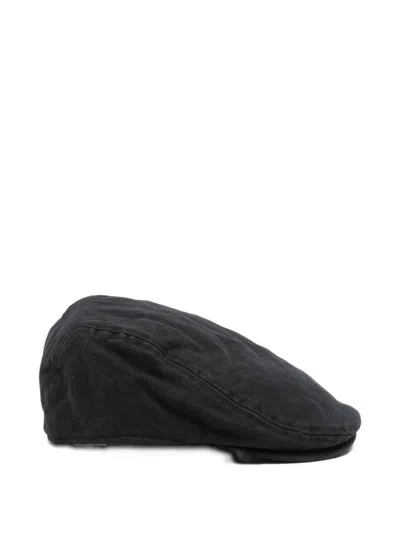 Carhartt Webster Logo-patch Baker Boy Hat In Black