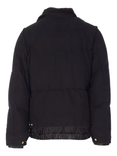 Sacai X Carhartt Wip Zip Hood Jacket In Black