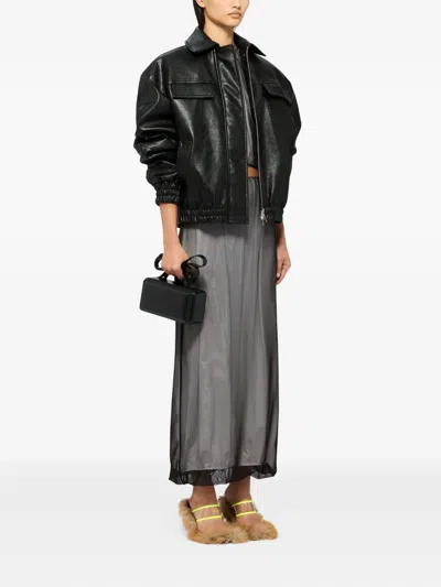 Msgm Short-sleeve T-shirt In Black