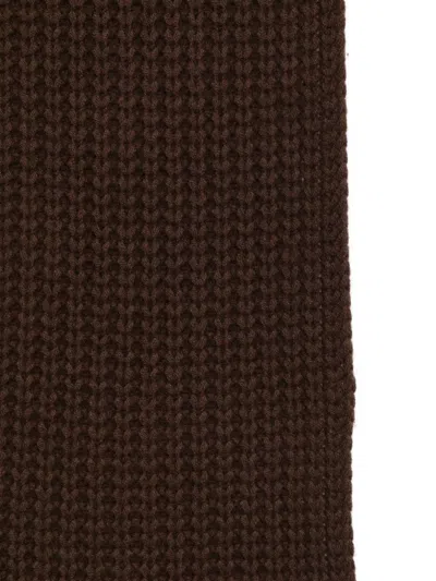 Liska Grob Gestrickter Michaela Schal In Brown