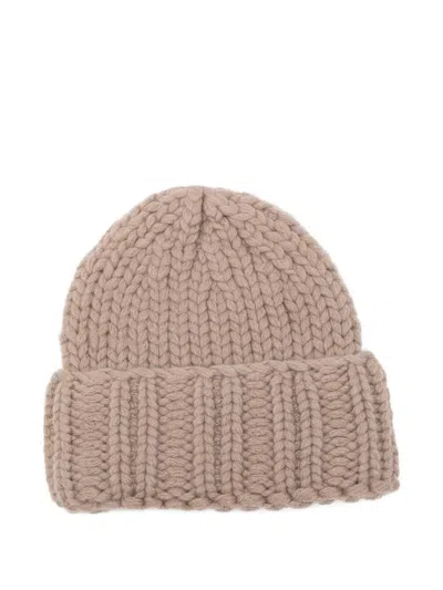 Liska Grob Gestrickte Beanie In Brown