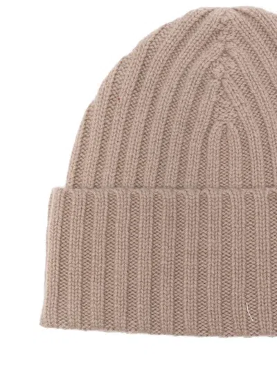 Liska Gerippte Kaschmirbeanie In Pink