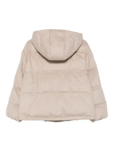 Liska Gesteppte Kapuzenjacke In Neutral