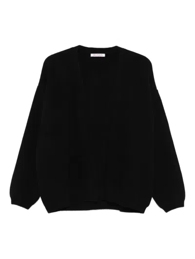 Liska Cardigan Mit Ballonärmeln In Black