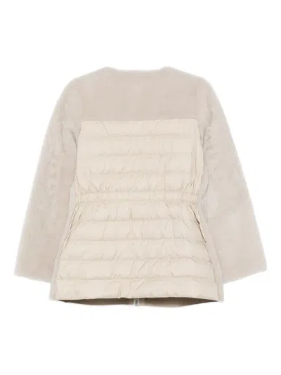 Liska Mantel Mit Kordelzug In Neutral