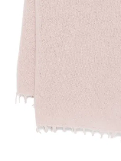 Liska Kaschmirschal Mit Ausgefransten Kanten In Pink