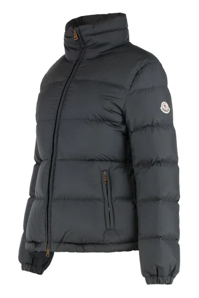 Moncler Short Down Jacket Dourbe In Black