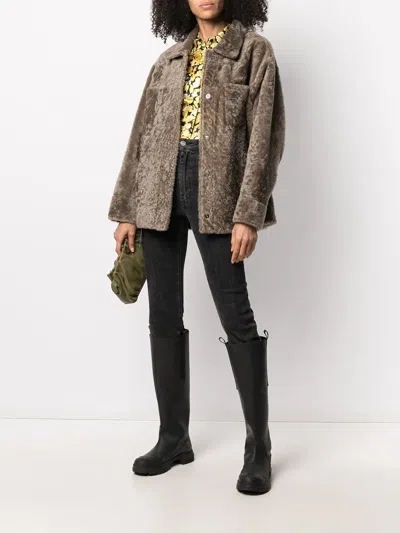 Liska Wendbare Lammfelljacke In Multi