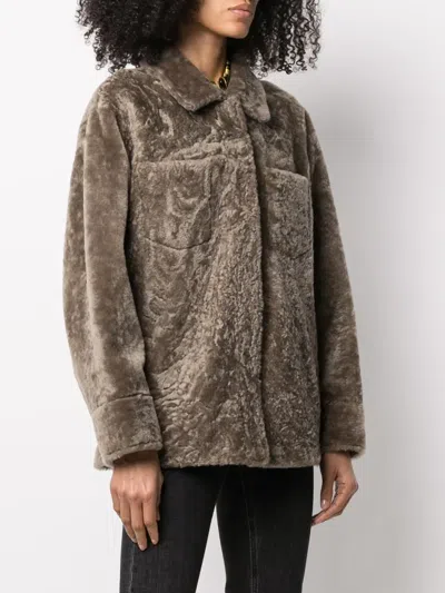 Liska Wendbare Lammfelljacke In Multi