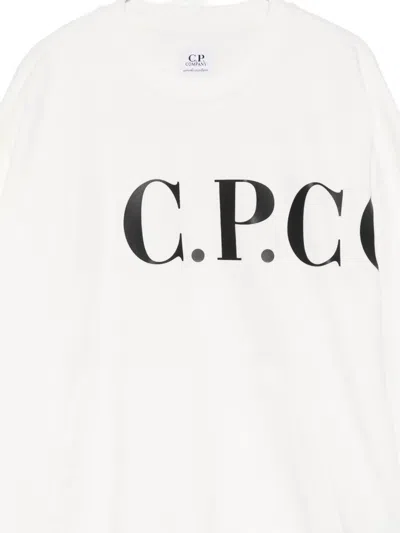 C.p. Company Logo-print Sweatshirt In Multi