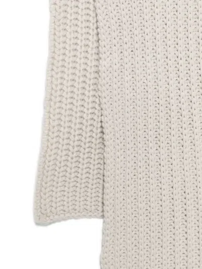 Liska Grob Gestrickter Schal In Neutral