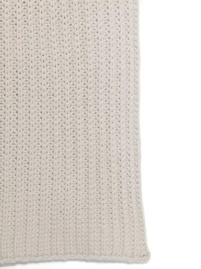 Liska Grob Gestrickter Schal In Neutral