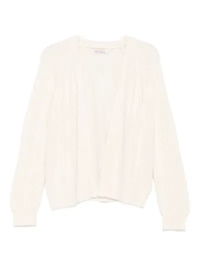 Liska Cardigan Mit Zopfmuster In Neutral