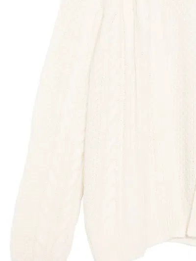 Liska Cardigan Mit Zopfmuster In Neutral