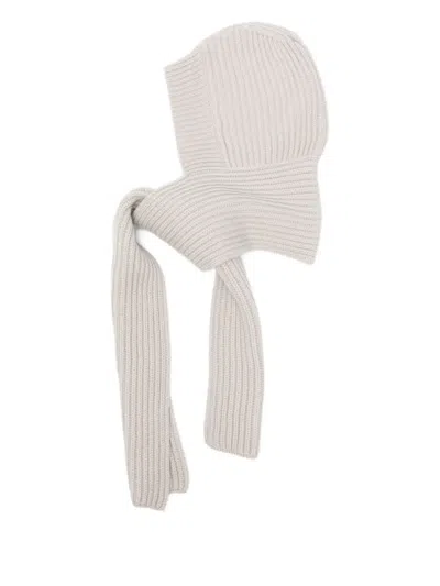 Liska Gerippter Schal Mit Kapuze In Gray