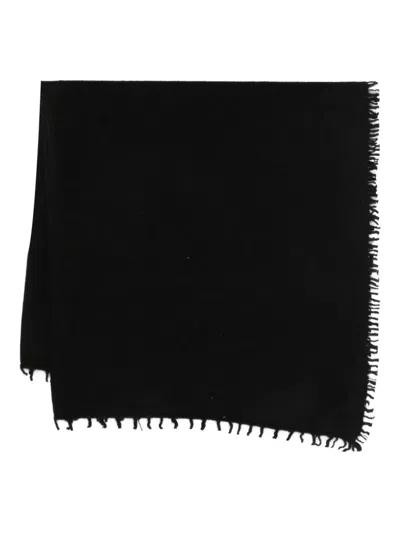 Liska Kaschmirschal Mit Ausgefransten Kanten In Black