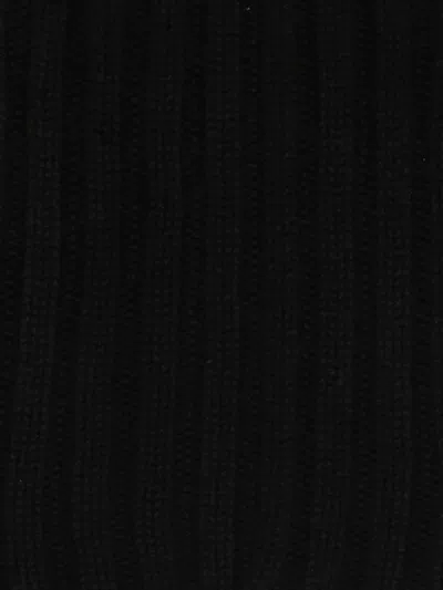 Dell'oglio Ribbed Scarf In Black